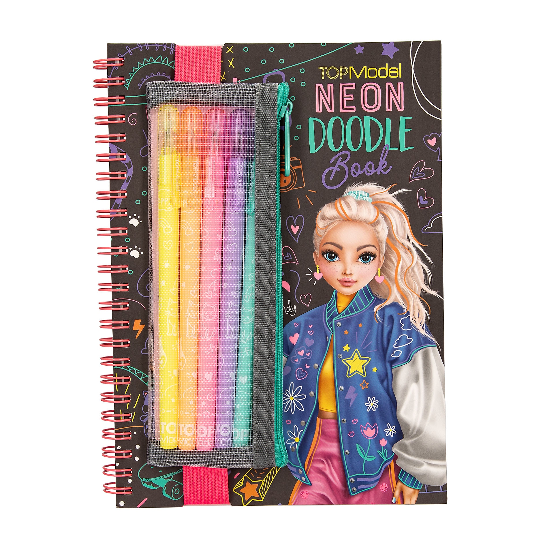 Libro doodle con rotus neón TOPModel 2