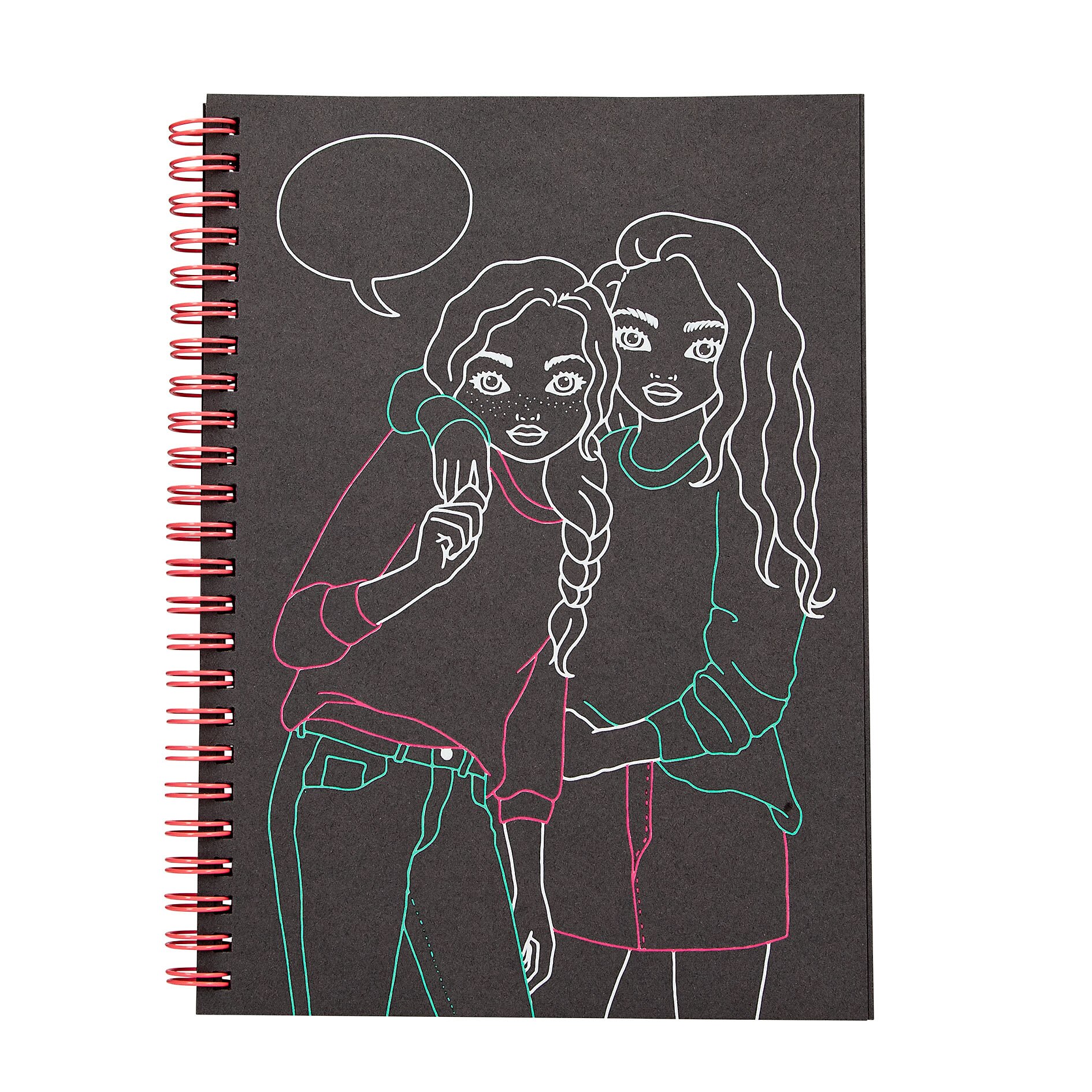 Libro doodle con rotus neón TOPModel 5