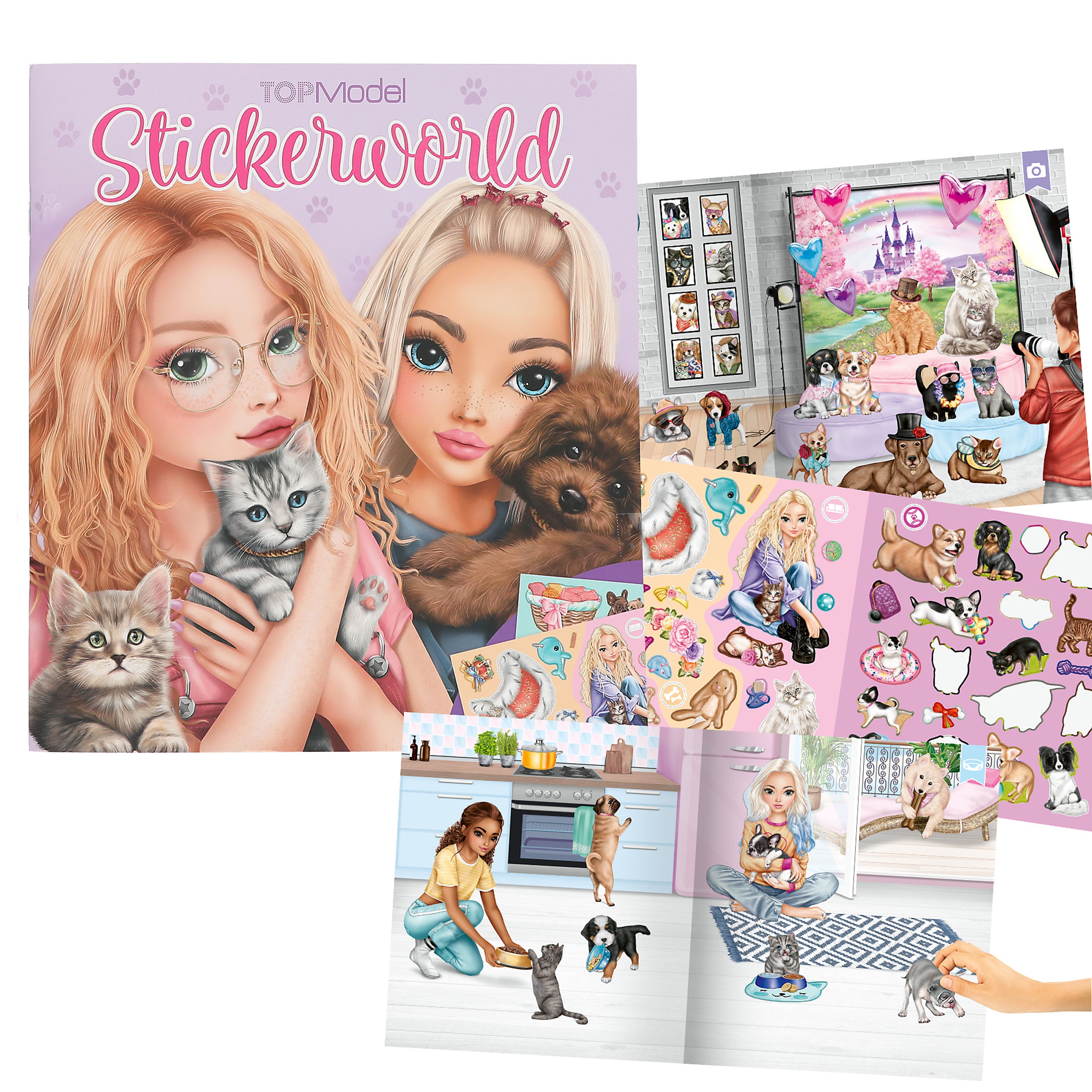 Imagem 0 de Livro de autocolantes Stickerworld TOPModel
