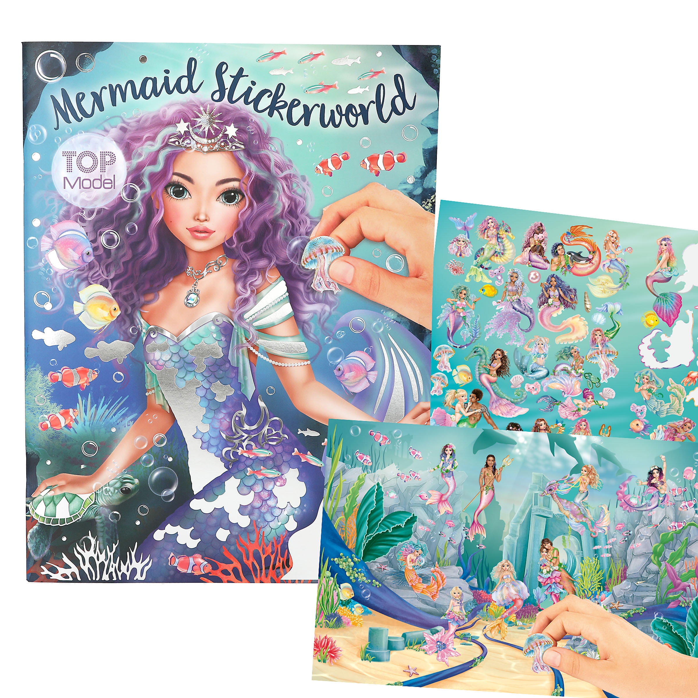 Libro pegatinas Mermaid TOPModel 1