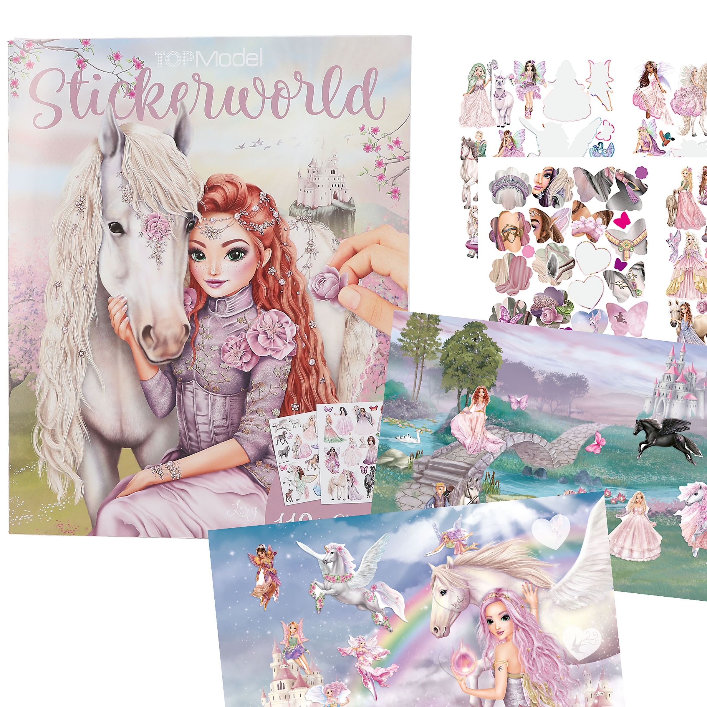 Libro Stickerworld Violet TOPModel 1