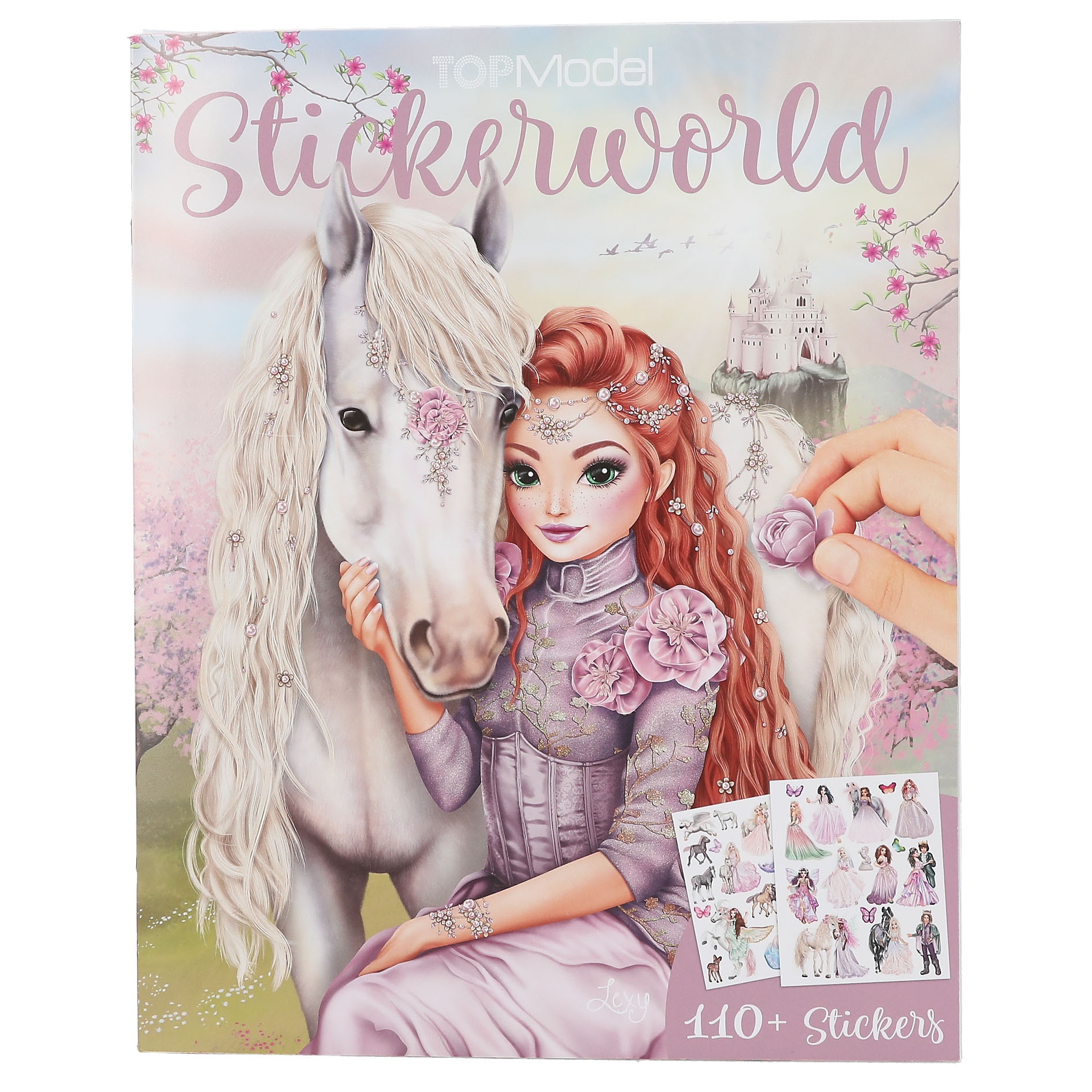 Libro Stickerworld Violet TOPModel 2