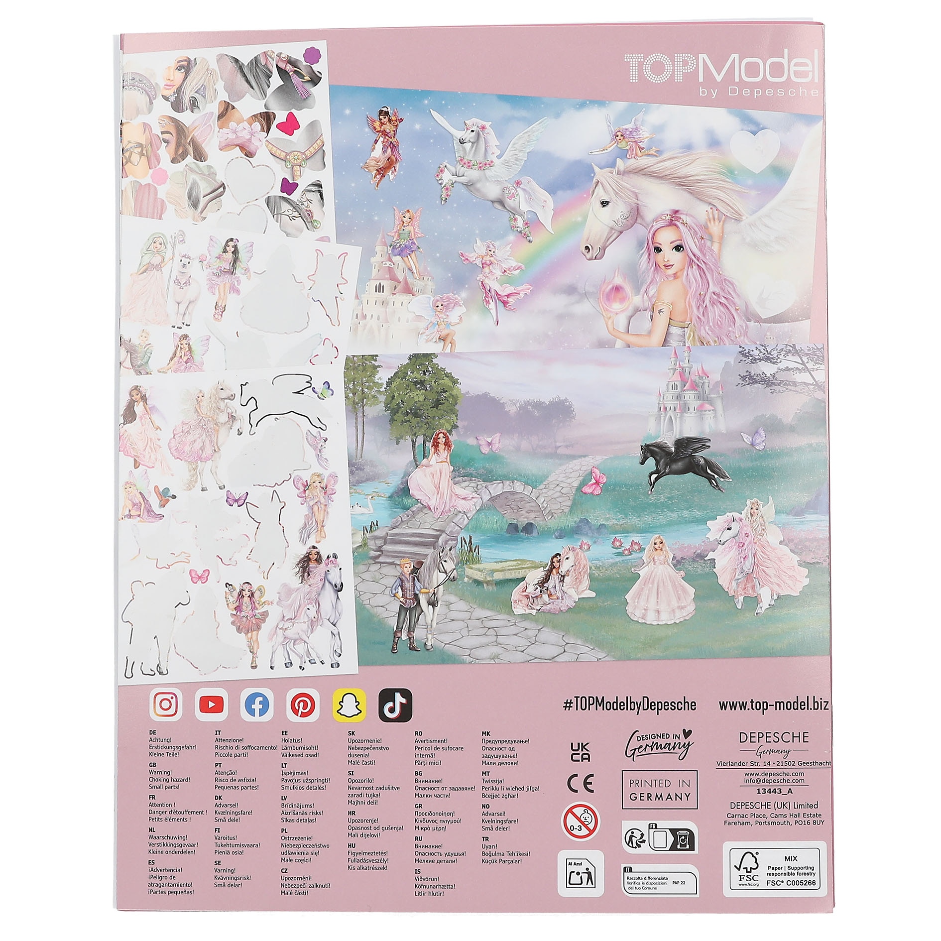 Libro Stickerworld Violet TOPModel 3