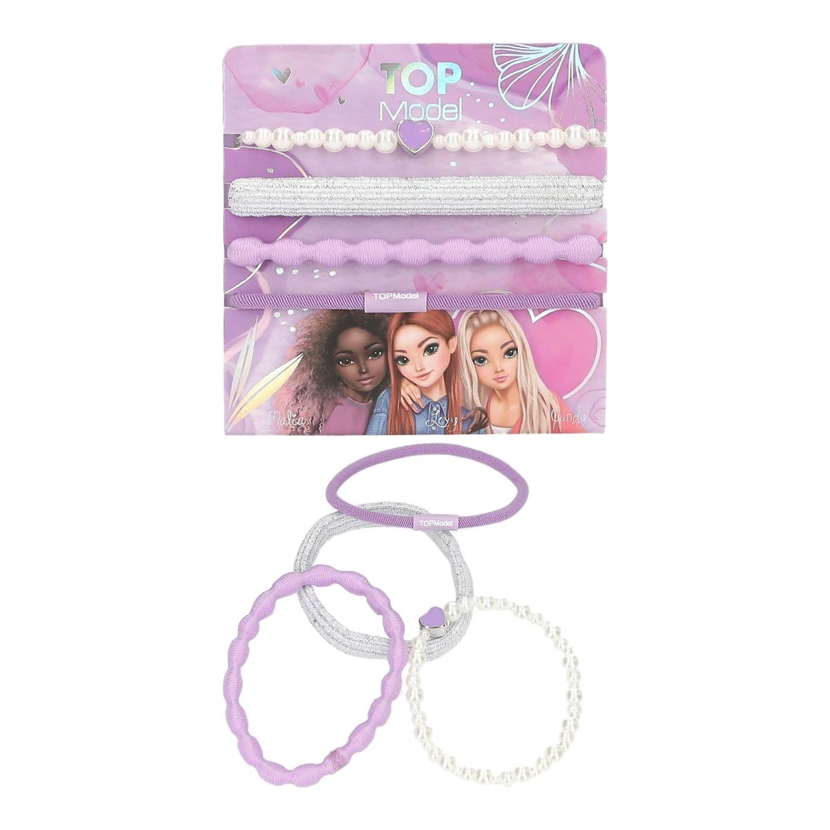 Conjunto de pulseira e elástico TOPModel Sortido-4