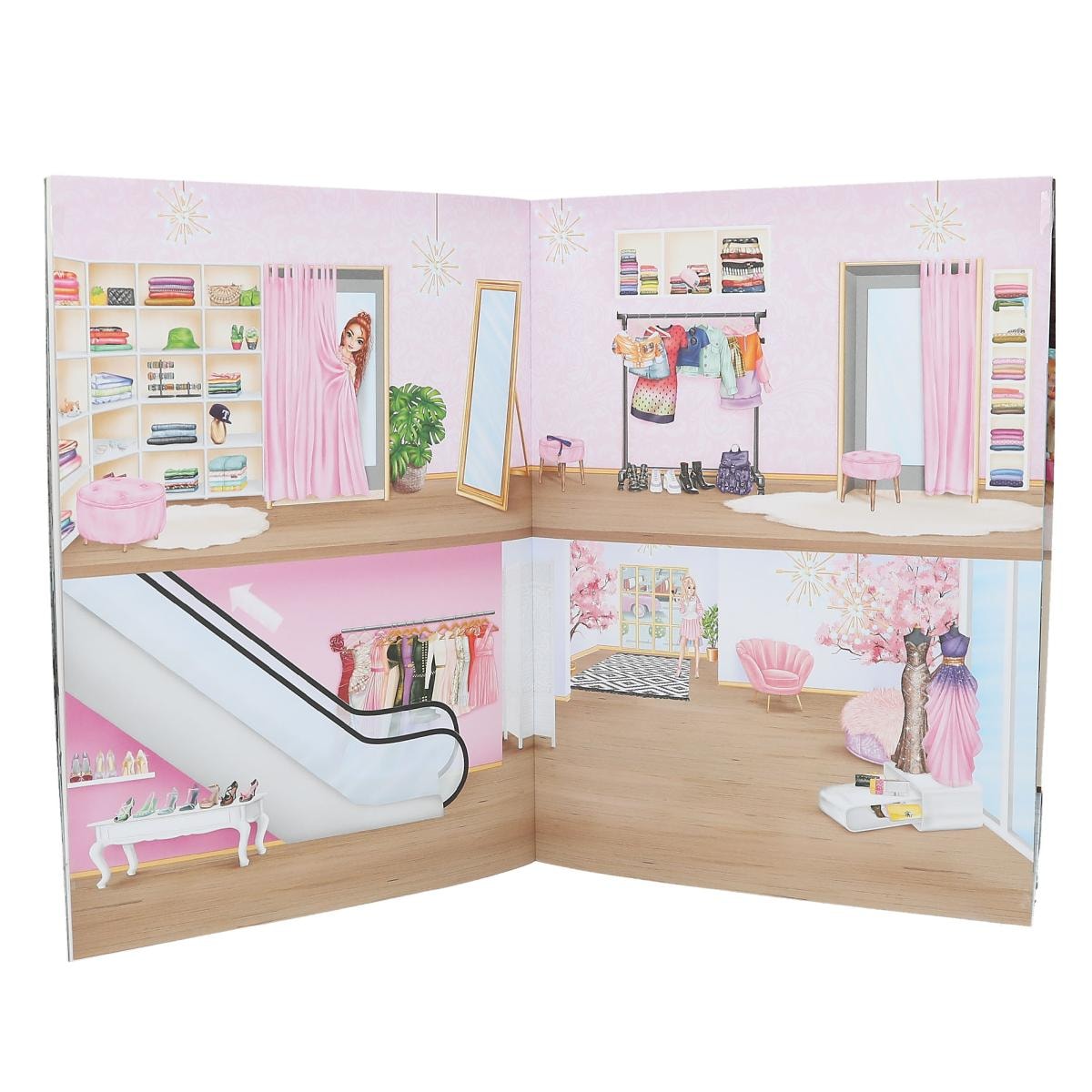 Livro Stickerworld TOPModel 4