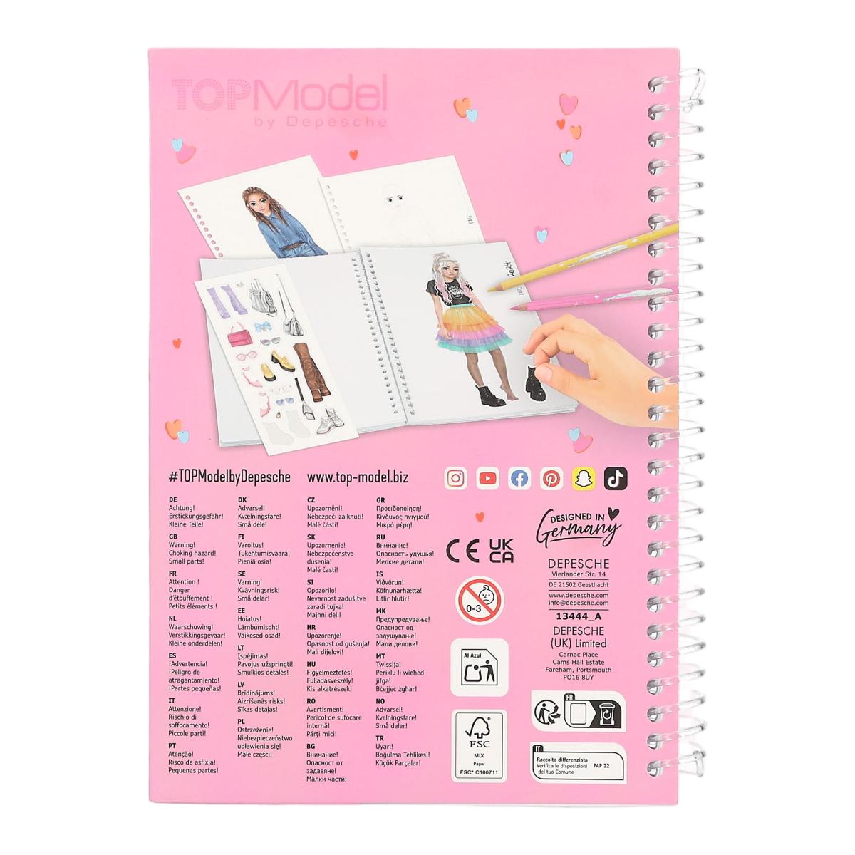 Livro de colorir TOPModel 6