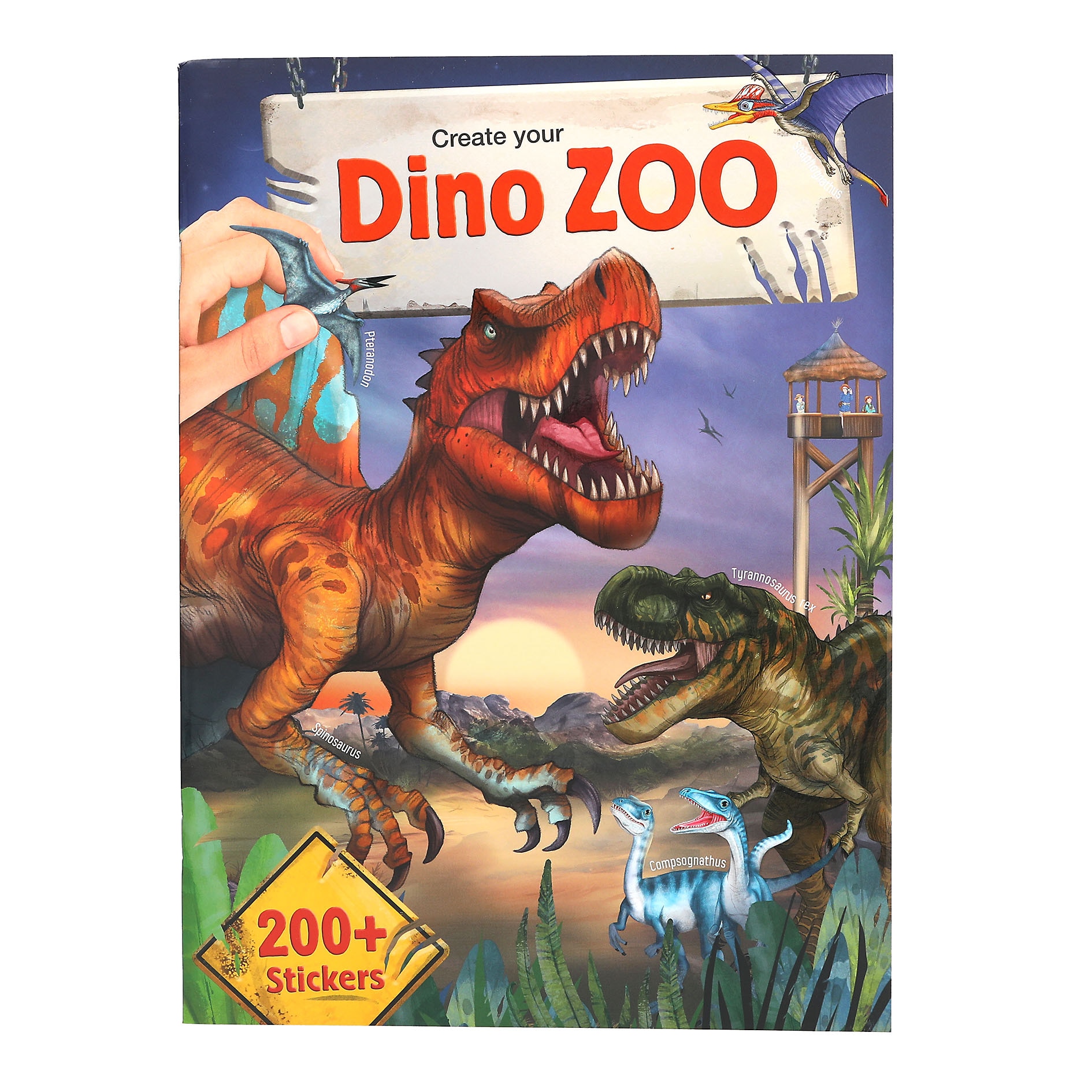 Libro crea tu Dino Zoo Dino World 2
