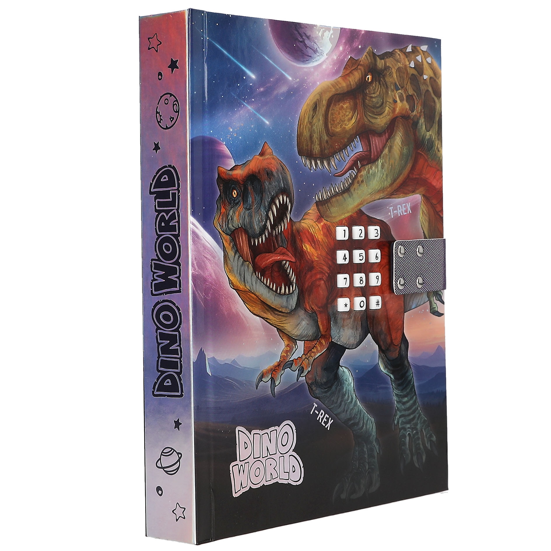 Diario con código secreto Dino World 3