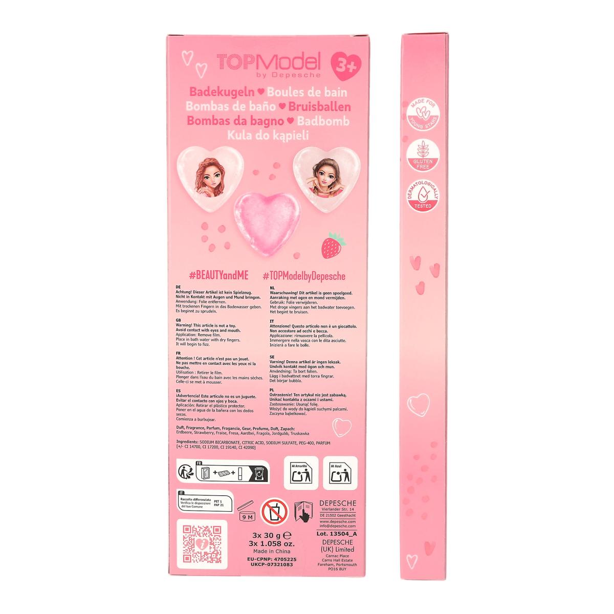 Bombas de banho impressas TOPModel 4