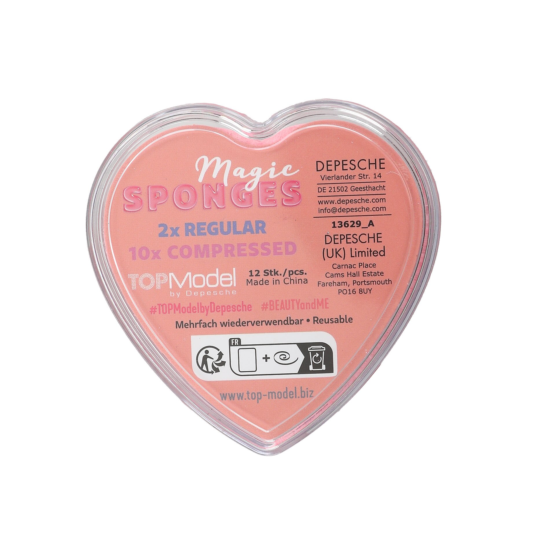 Esponjas mágicas corazón TOPModel 4