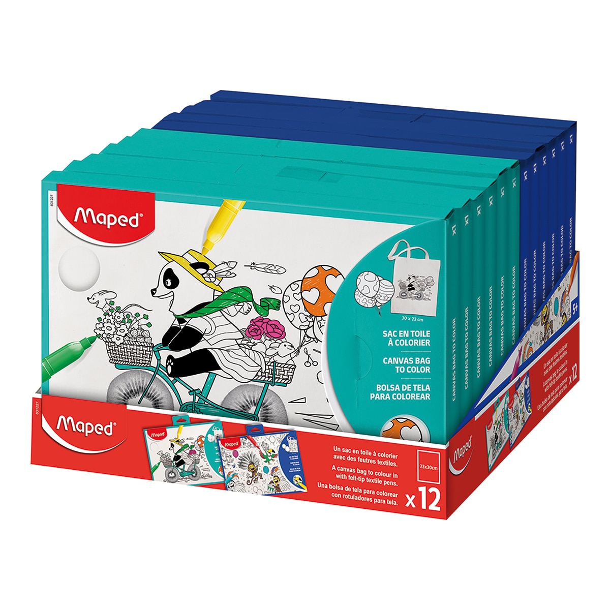 Imagen 0 de Bolsa de tela para colorear, Maped.