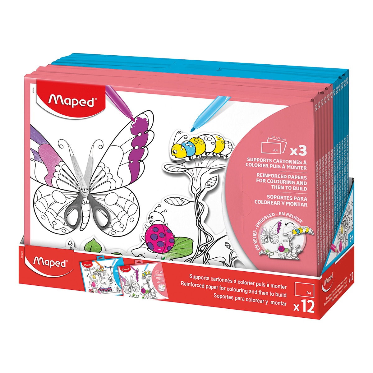 Imagen 0 de Soporte 3D con 3 ilustraciones independientes, Maped.