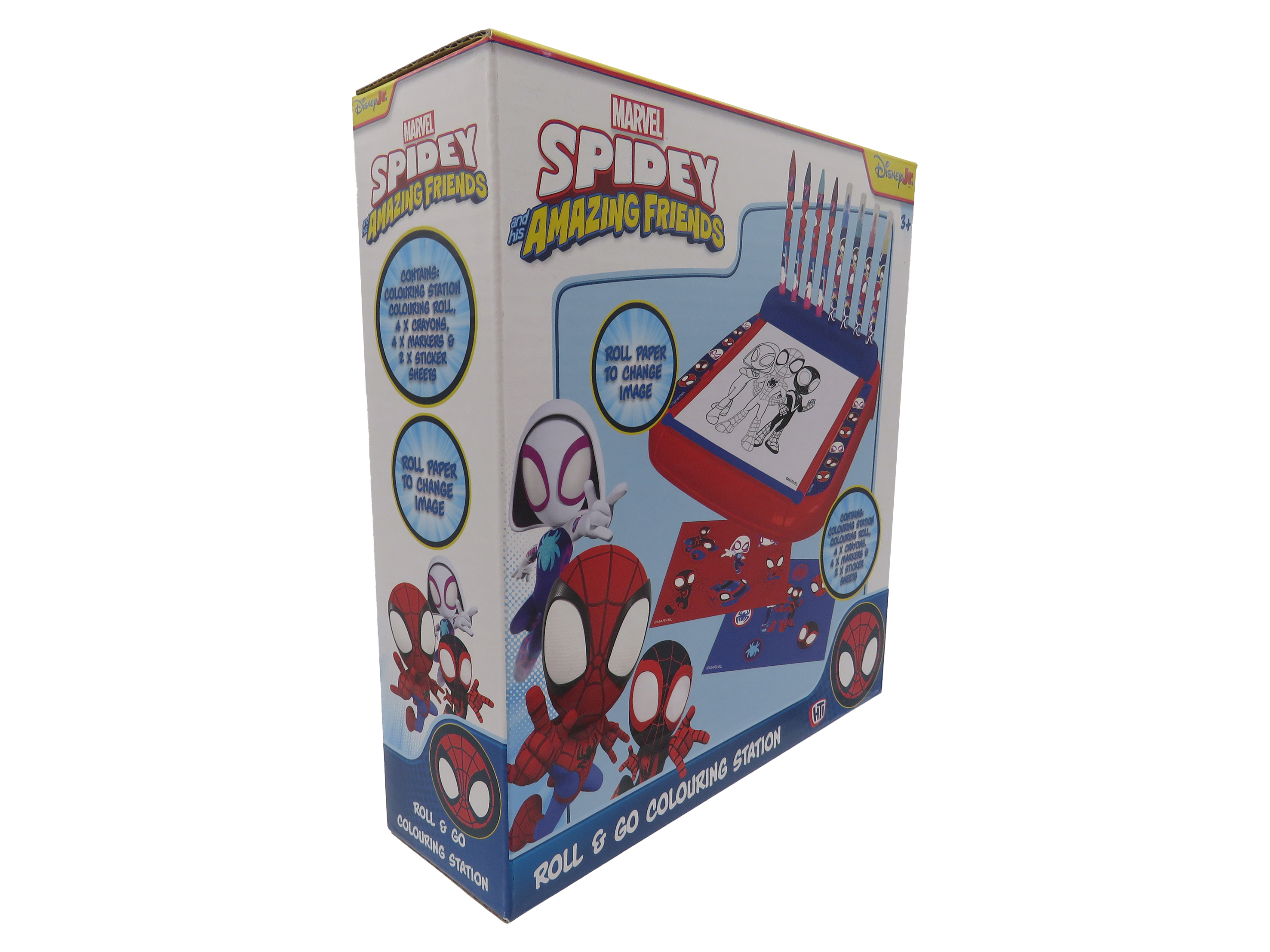 Estacion portatil de dibujo roll & go Spidey CyP Brands multicolor multicolor Multicolor-2