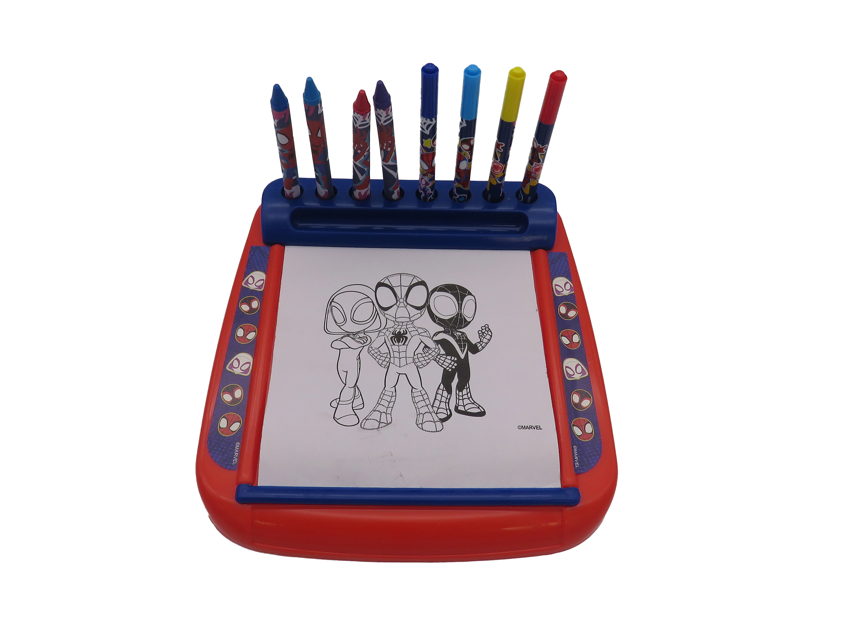 Estacion portatil de dibujo roll & go Spidey CyP Brands multicolor multicolor Multicolor-4