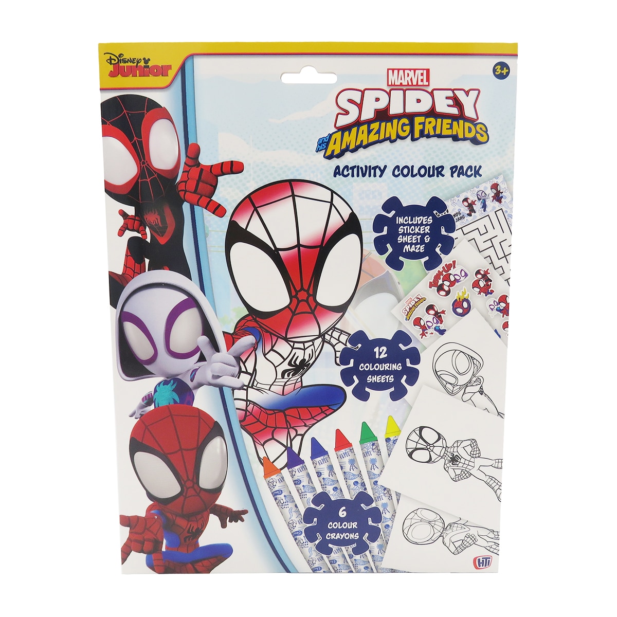 Imagen 0 de Sobre de actividades para pintar Spidey CyP Brands multicolor multicolor
