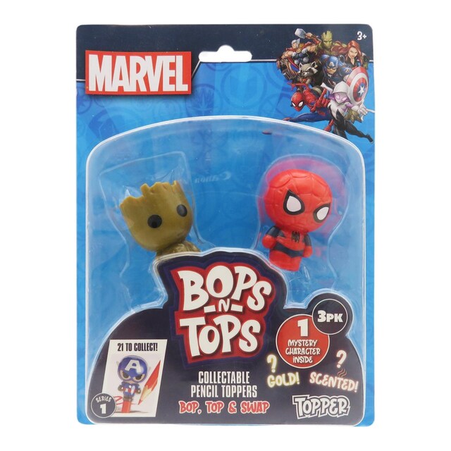 Imagem 0 de Topper 3D em Blister Marvel CyP Brands Azul Multicolor