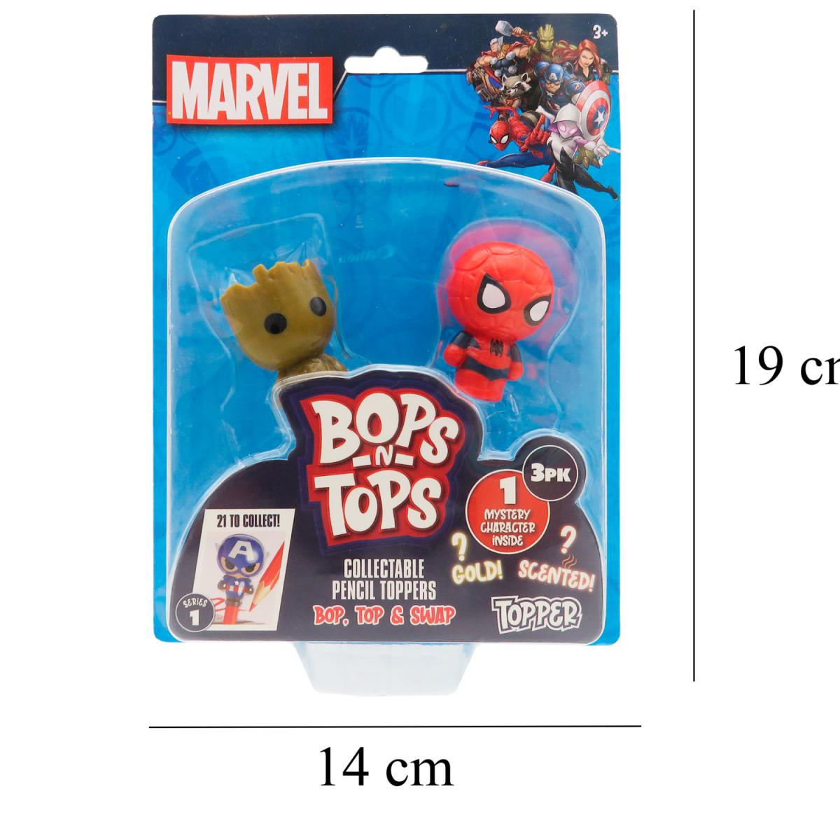 Topper 3D em Blister Marvel CyP Brands Azul Multicolor Azul / Multicolor-8