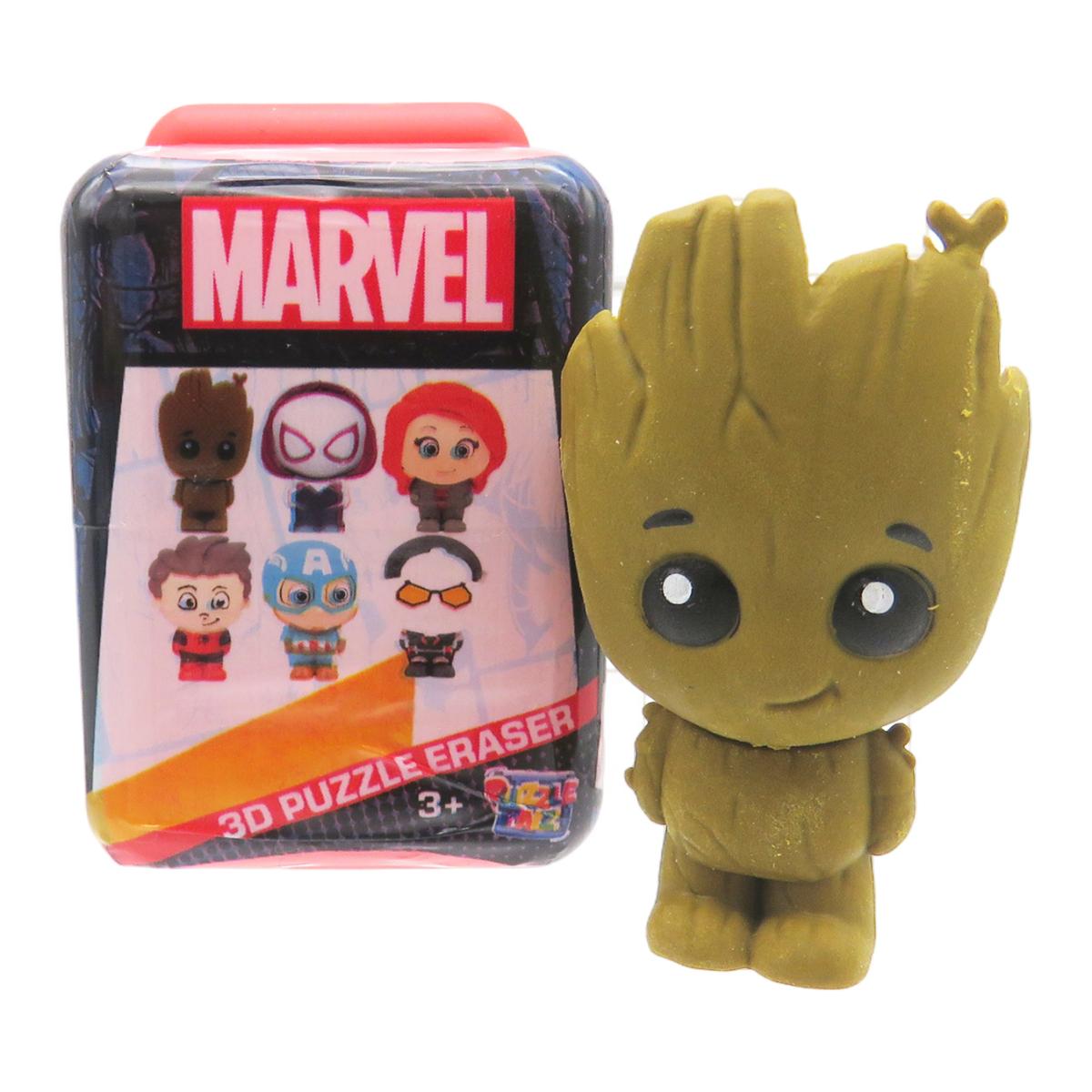 Puzzle com uma Figura de Borracha 3D Marvel CyP Brands Azul Multicolor Azul / Multicolor-2