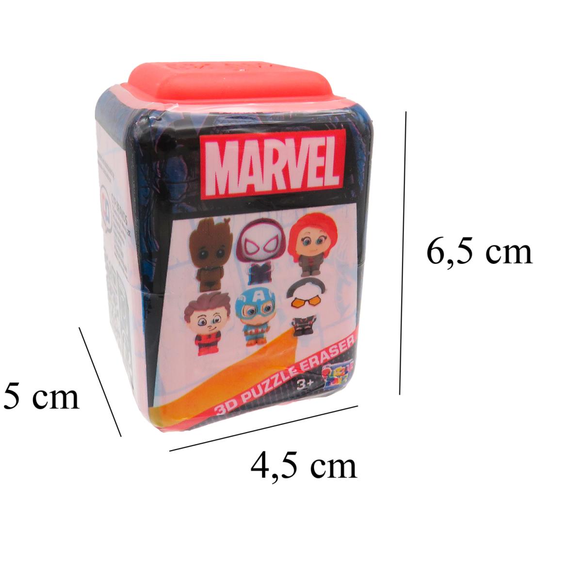 Puzzle com uma Figura de Borracha 3D Marvel CyP Brands Azul Multicolor Azul / Multicolor-5
