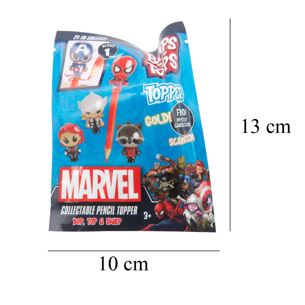 Topper 3d en sobre sorpresa Marvel CyP Brands azul multicolor Azul / Multicolor-3