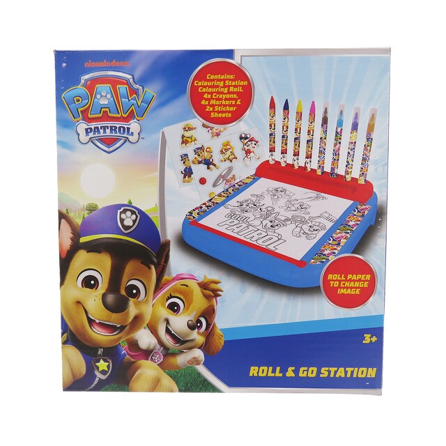Imagen 0 de Estacion portatil de dibujo roll & go Paw Patrol CyP Brands azul multicolor