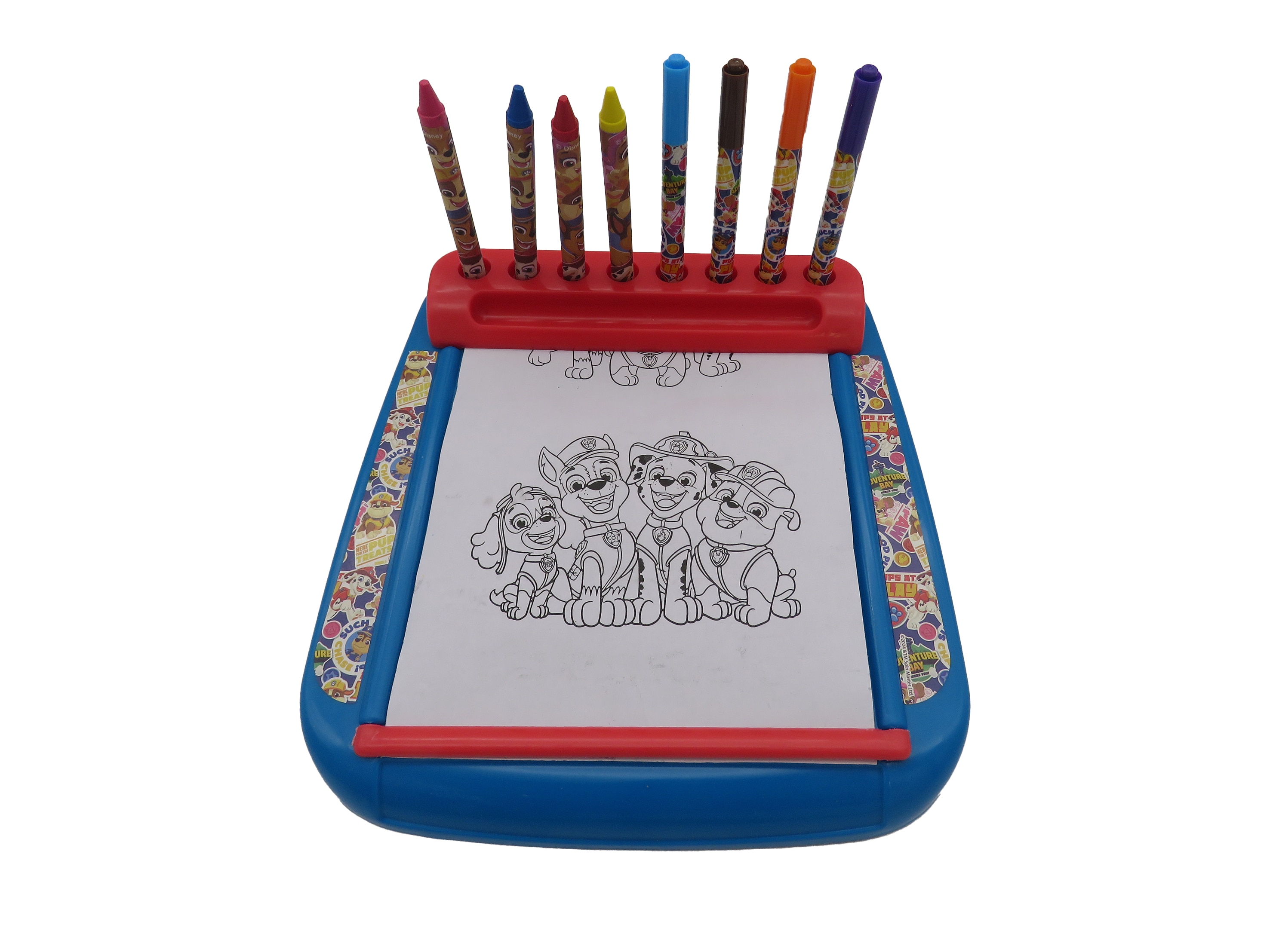 Estacion portatil de dibujo roll & go Paw Patrol CyP Brands azul multicolor Azul / Multicolor-6