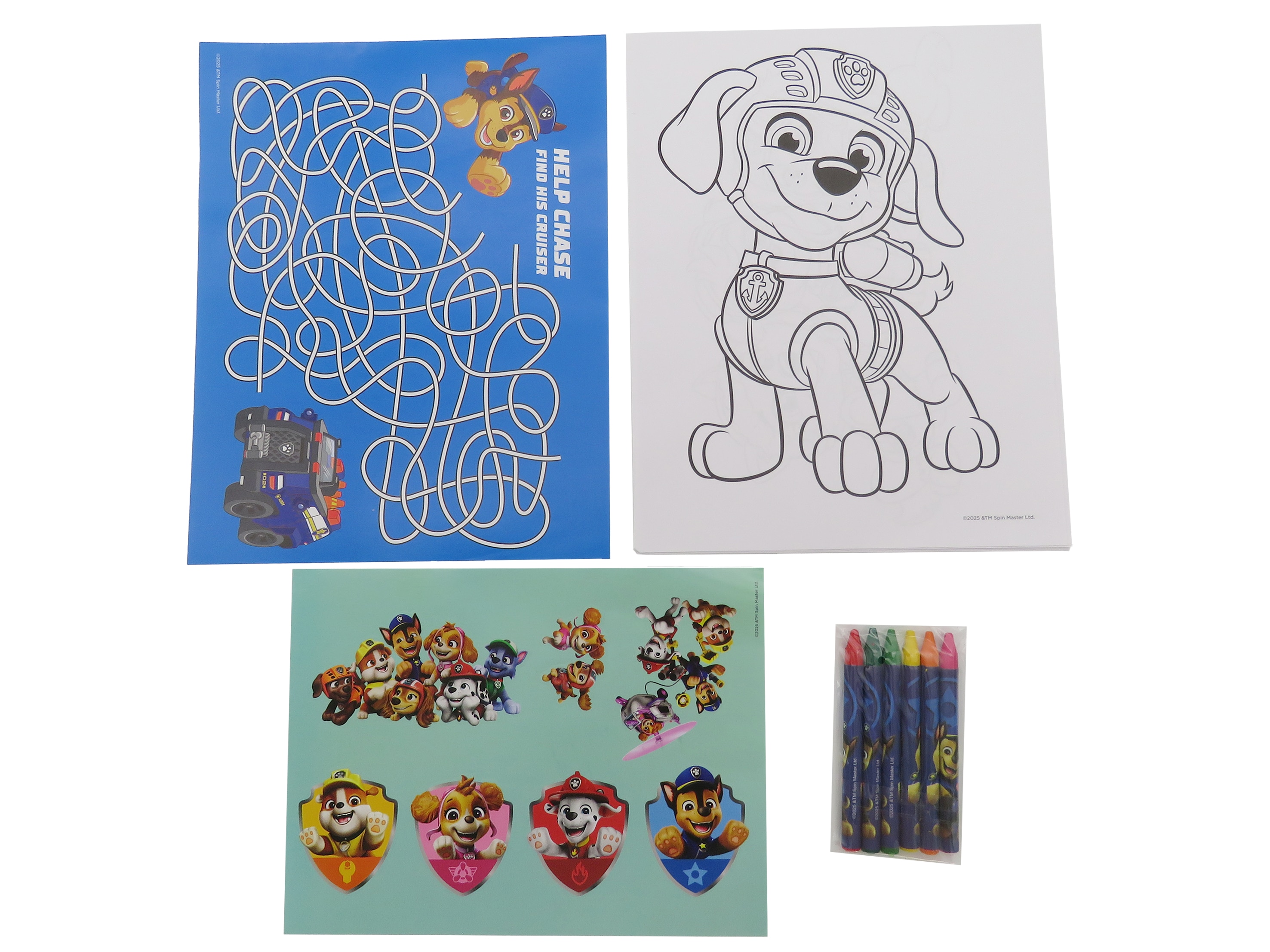Sobre de actividades para colorear Paw Patrol CyP Brands azul multicolor Azul / Multicolor-4