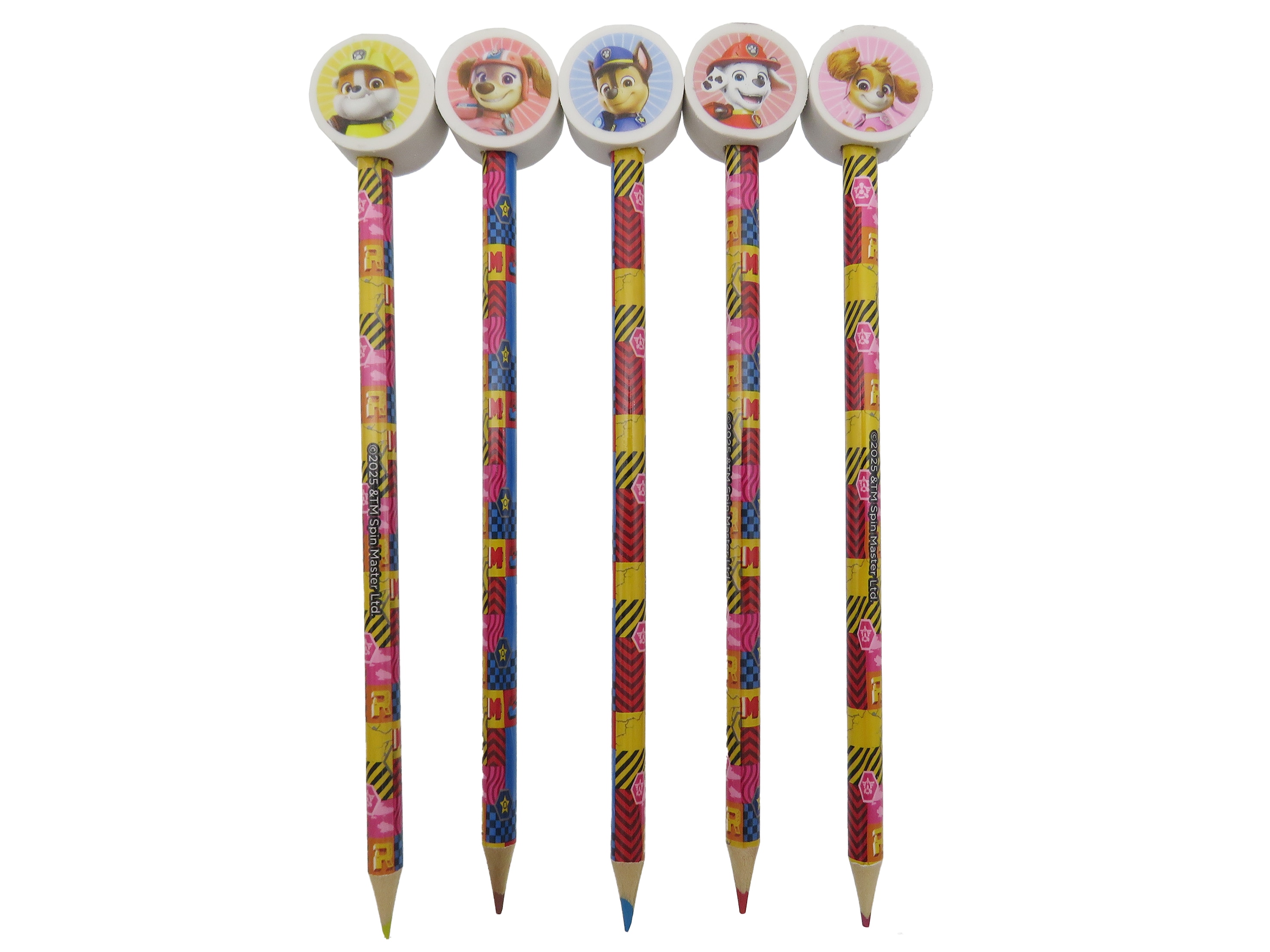 Libro de colorear con lapices con goma Paw Patrol CyP Brands azul multicolor Azul / Multicolor-5