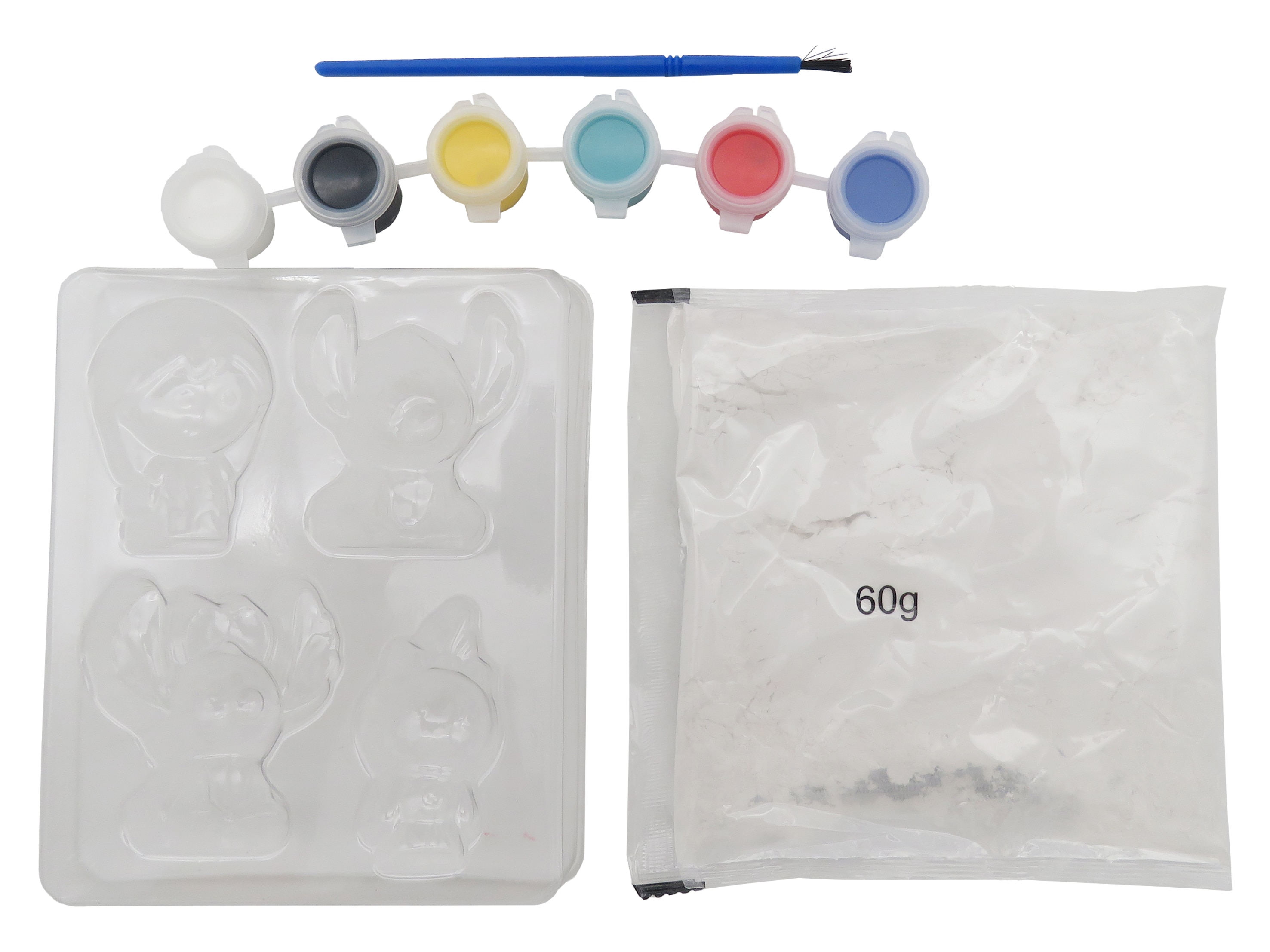 Set de escayola para moldear y pintar Stitch CyP Brands multicolor multicolor Multicolor-3