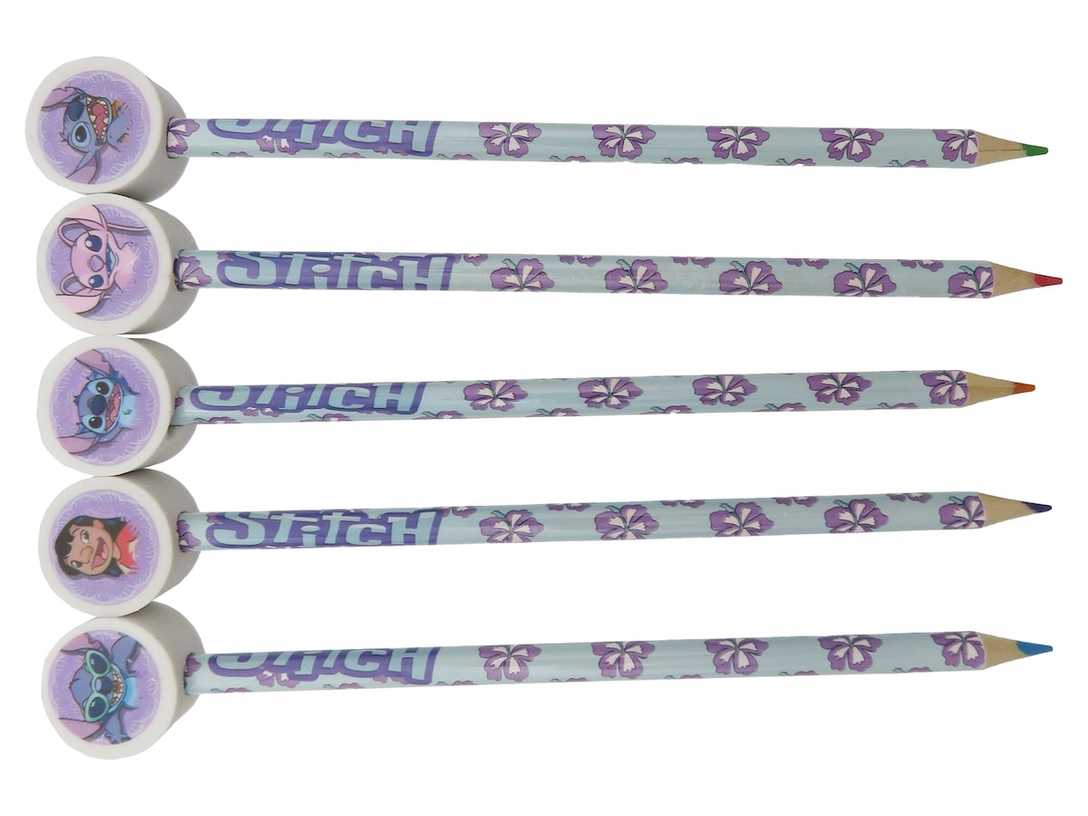 Libro de colorear con lapices de goma Stitch CyP Brands multicolor Multicolor-5