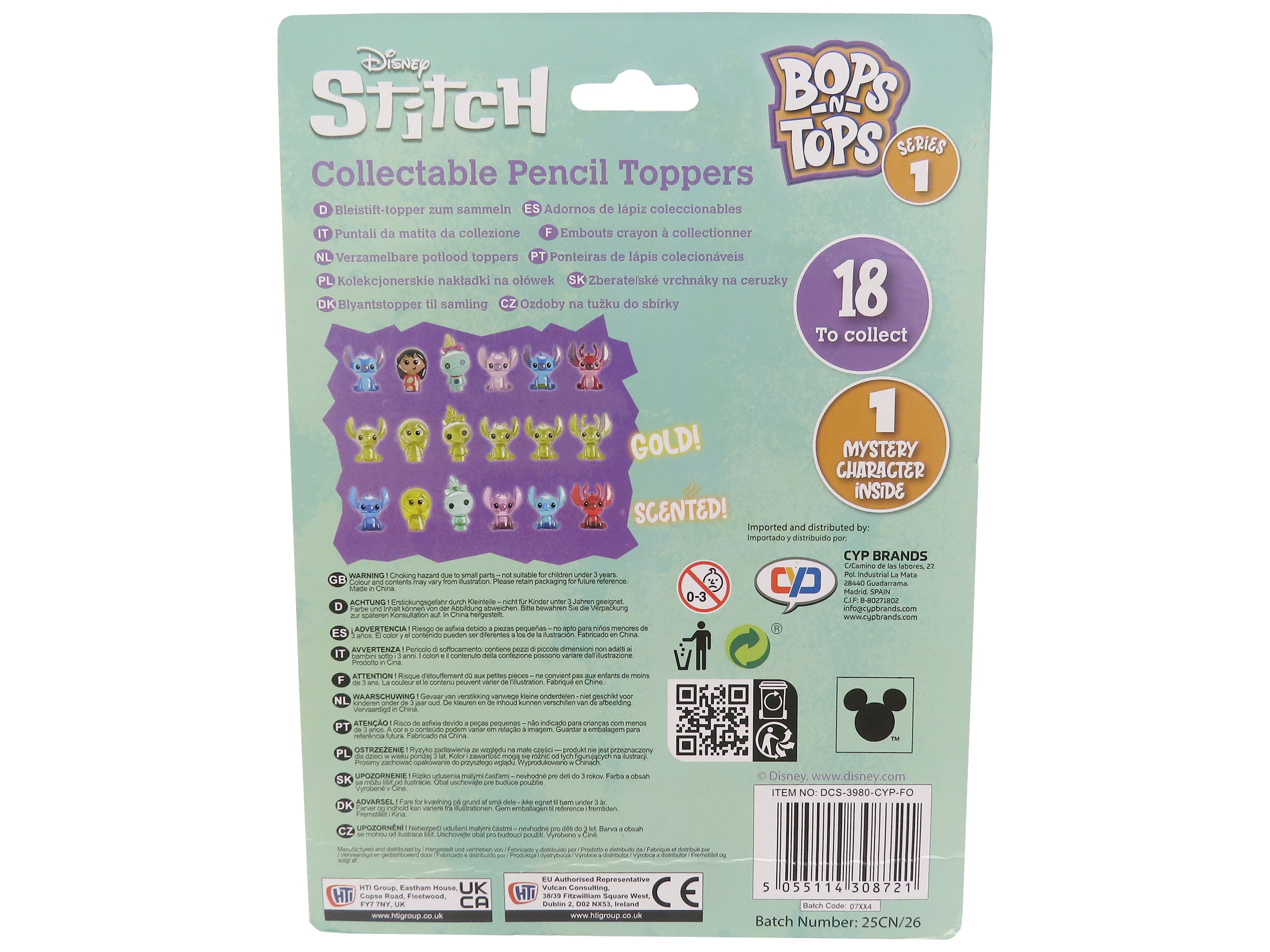 Topper 3d em blister Stitch CyP Brands multicor Multicolor-4