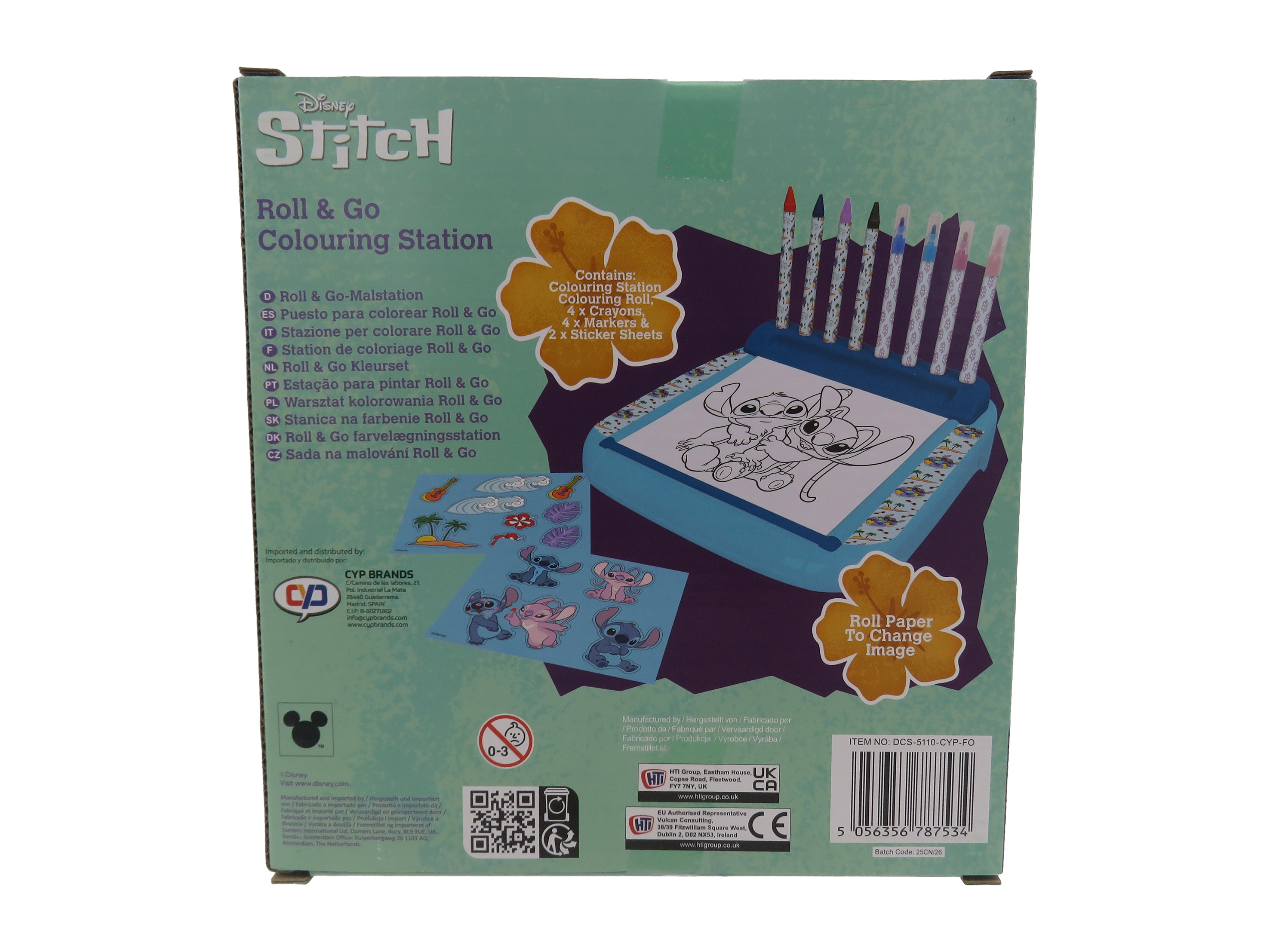 Estacion portatil de dibujo roll & go Stitch CyP Brands multicolor Multicolor-7