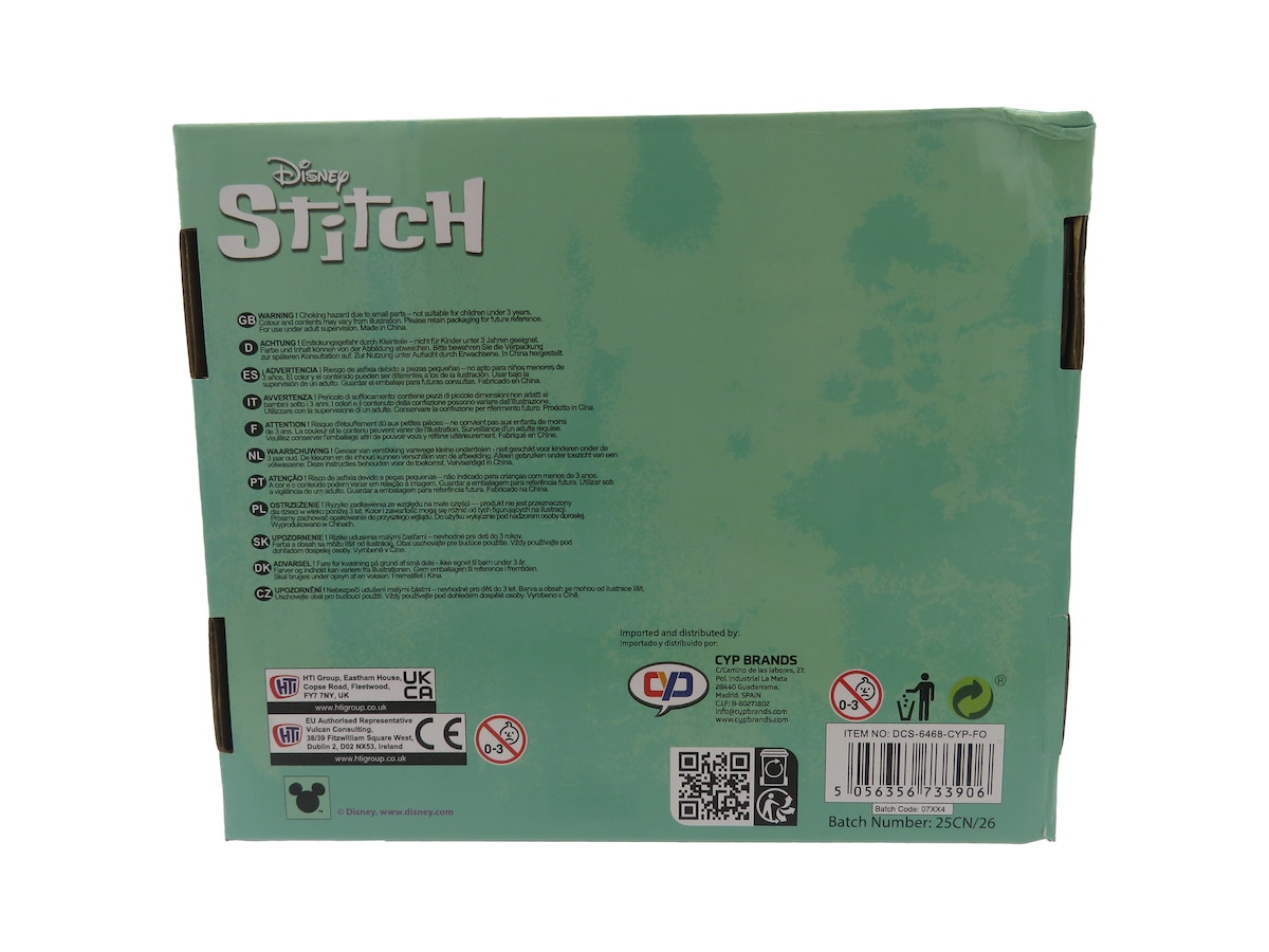 Toppers 3d em sobre sorpresa Stitch CyP Brands multicor Multicolor-2