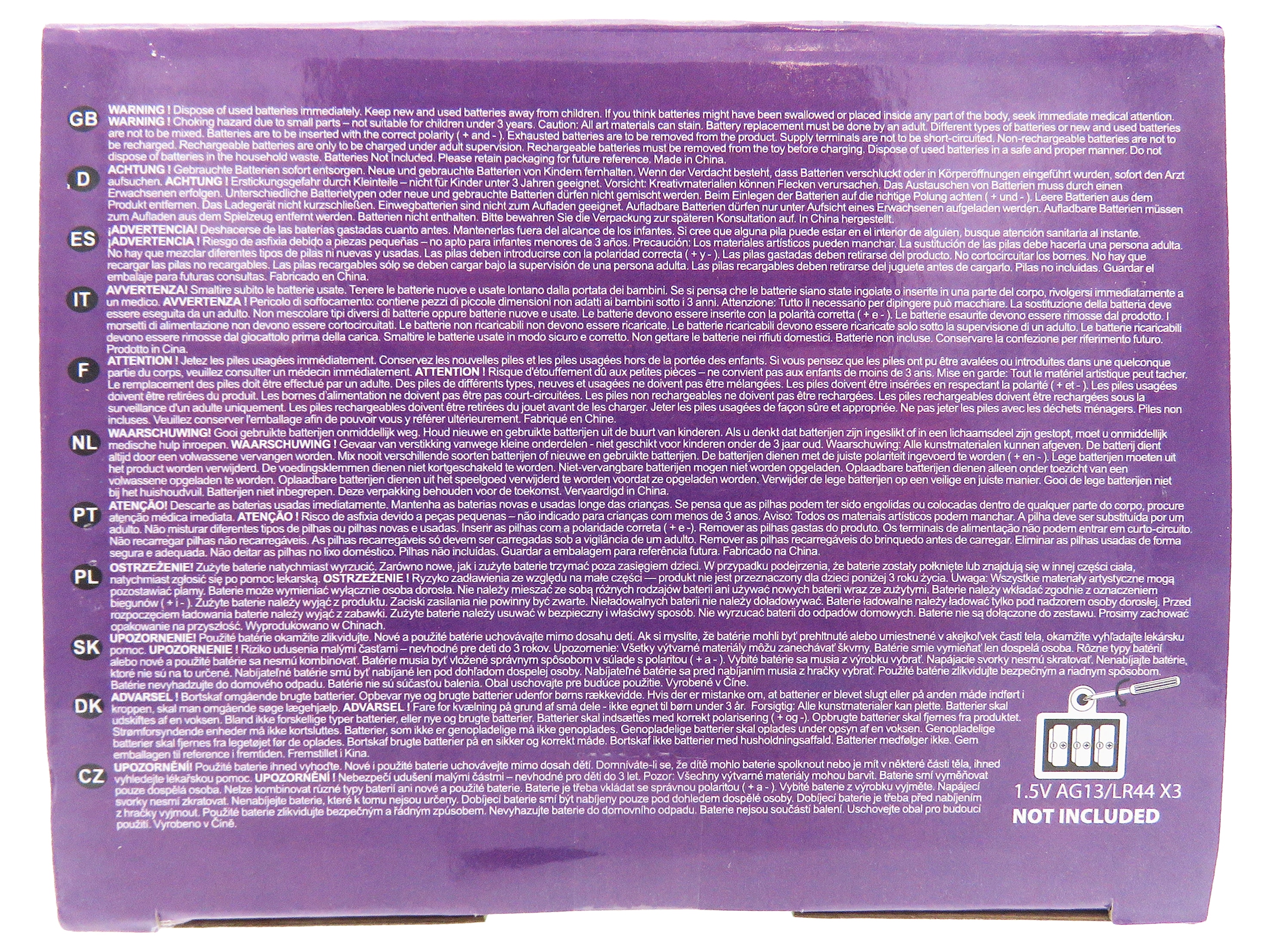 Lapara 3d para pintar Stitch CyP Brands multicolor Multicolor-6