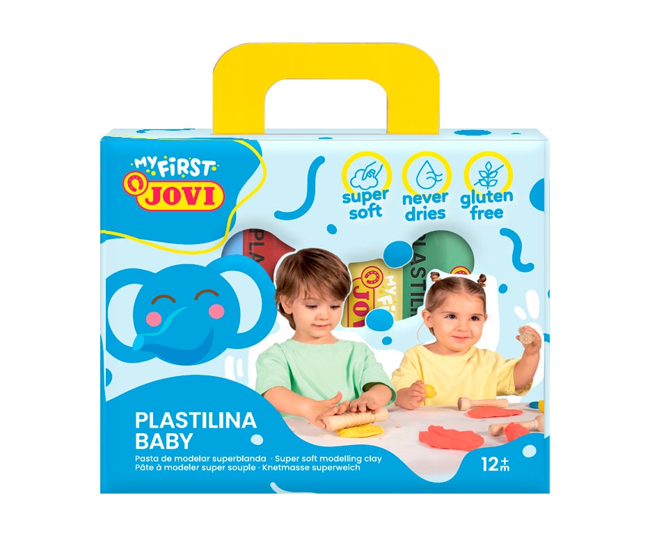 Imagem 0 de Caixa de Plasticinha Multicolorida Baby Jovi