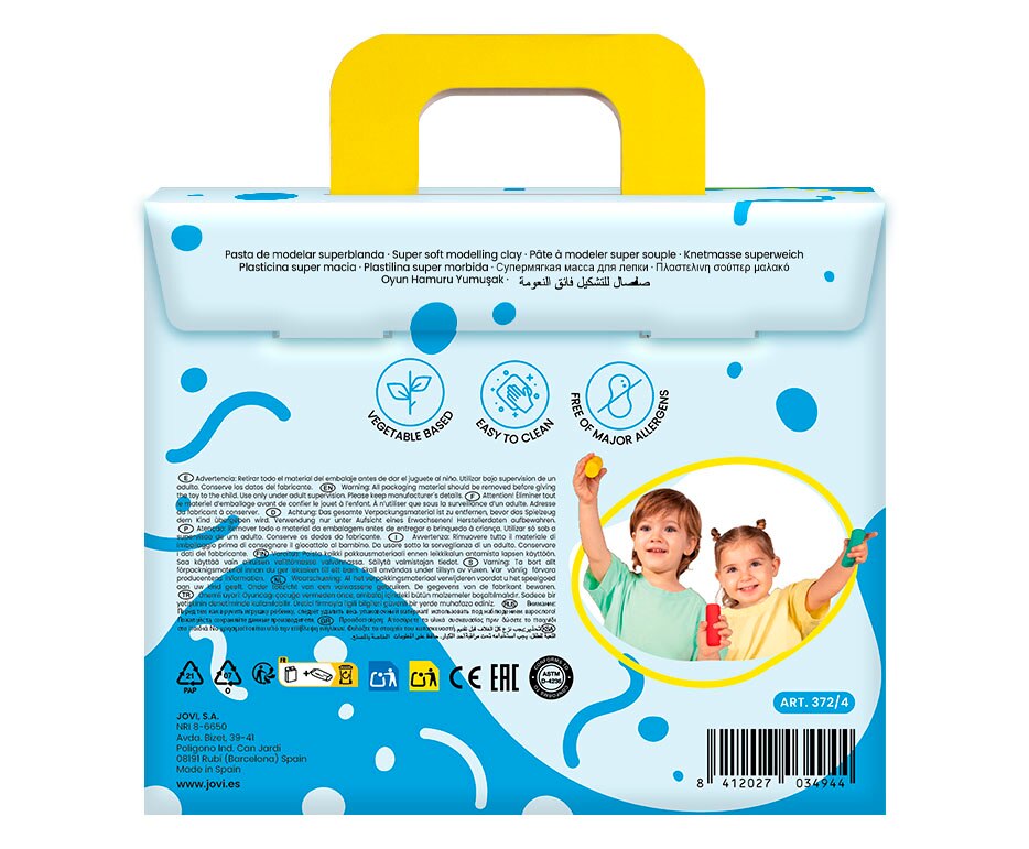 Caixa de Plasticinha Multicolorida Baby Jovi Multicolor-2