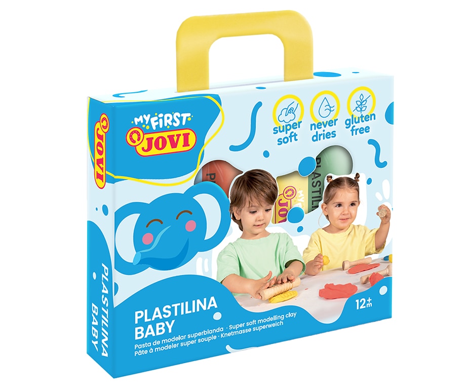 Caixa de Plasticinha Multicolorida Baby Jovi Multicolor-3