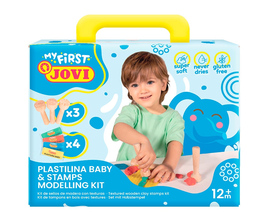 Imagem 0 de Primero Kit Baby Plasticina e Estampadores Jovi Multicolor