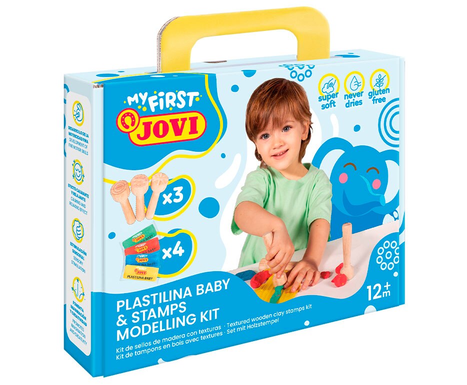 Primero Kit Baby Plasticina e Estampadores Jovi Multicolor Multicolor-3