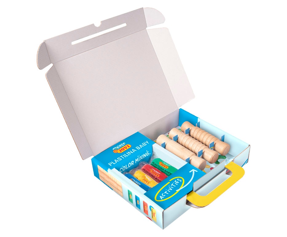 Primer kit Baby plastilina y rodillos Jovi Multicolor Multicolor-4