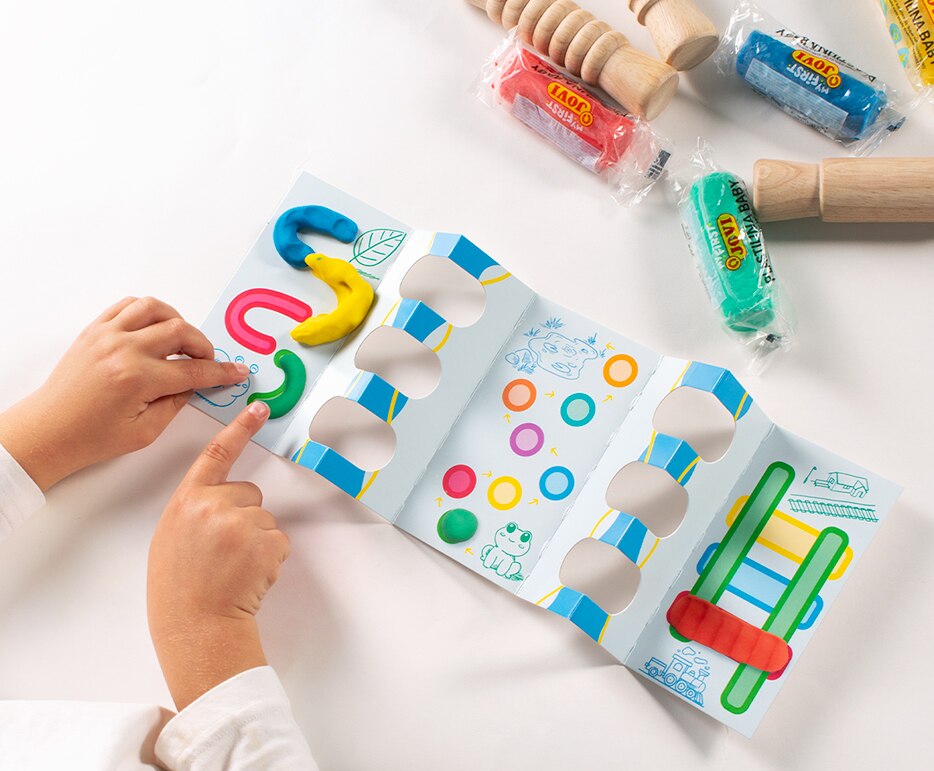 Primer kit Baby plastilina y rodillos Jovi Multicolor Multicolor-5