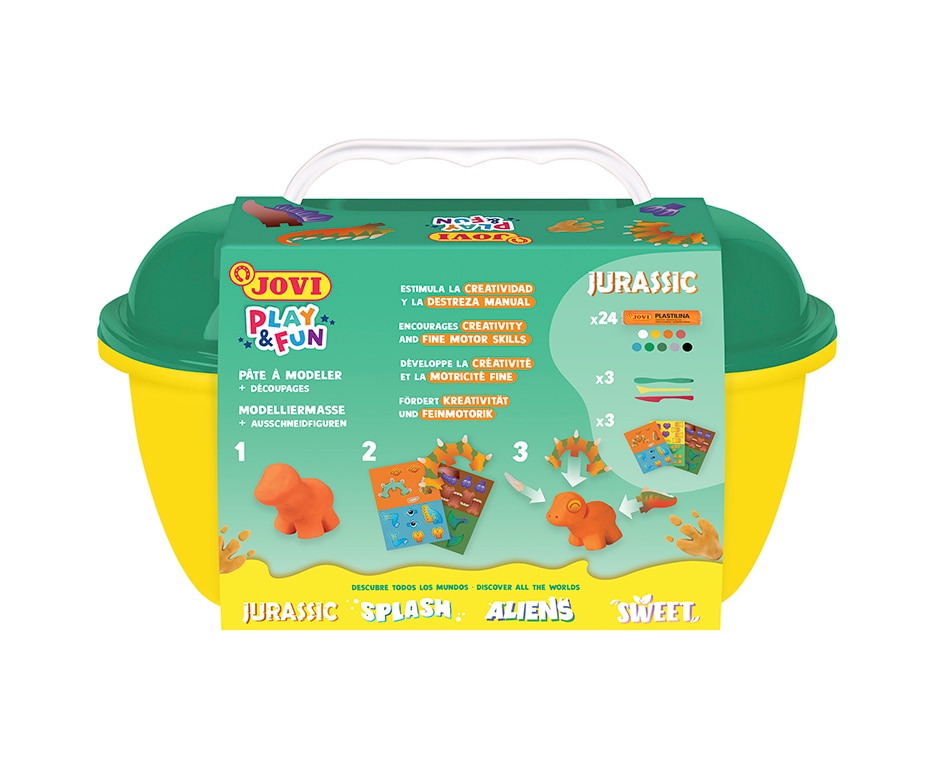 Cofre plastilina Jurassic Jovi Multicolor Multicolor-3