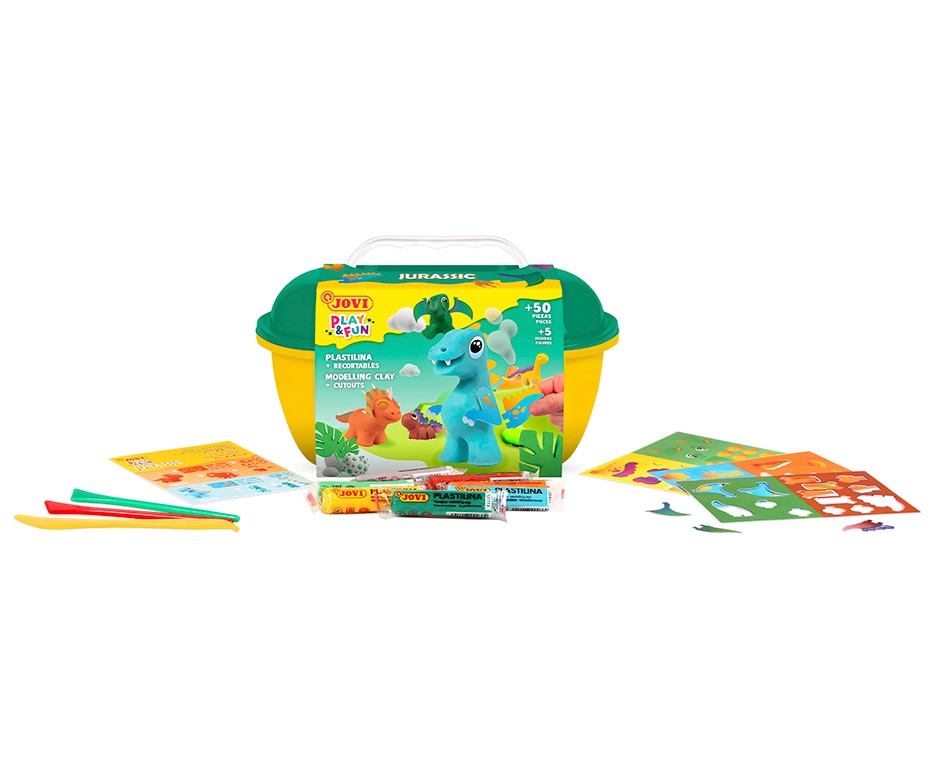 Cofre plastilina Jurassic Jovi Multicolor Multicolor-4