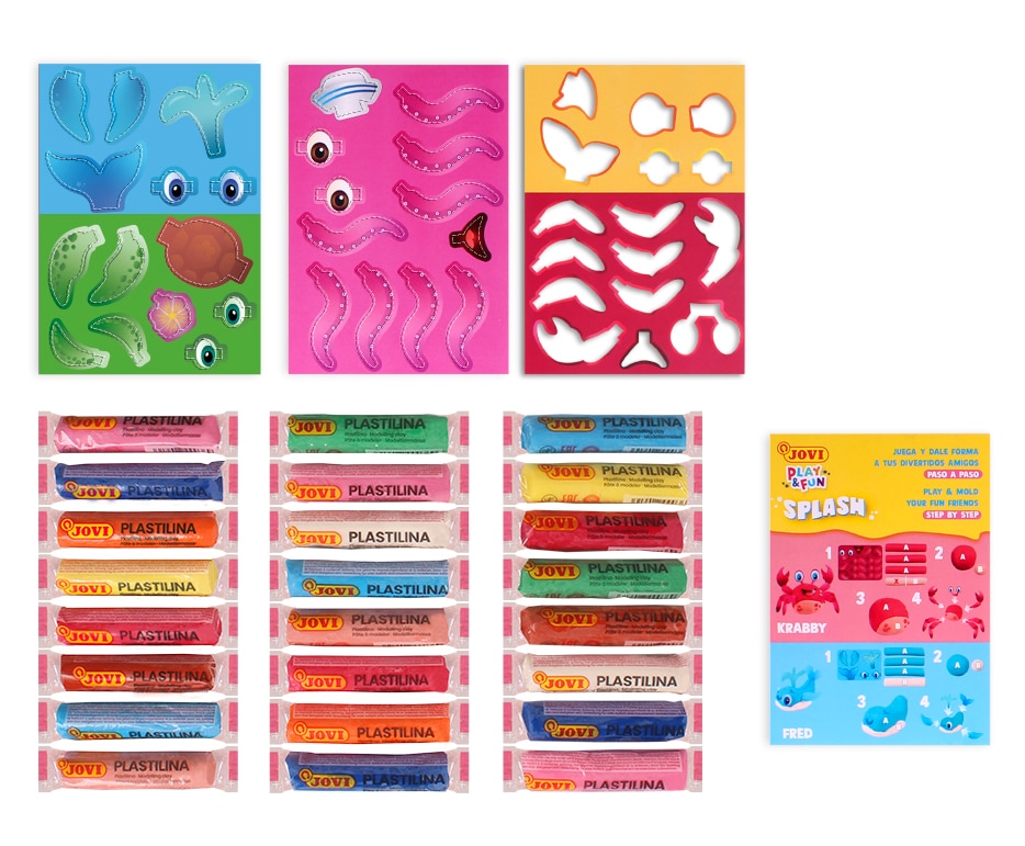 Cofre plastilina Splash Jovi Multicolor Multicolor-5