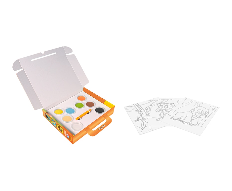 PLAY & FUN Kit Pinta con arena Animals Jovi Multicolor Multicolor-5