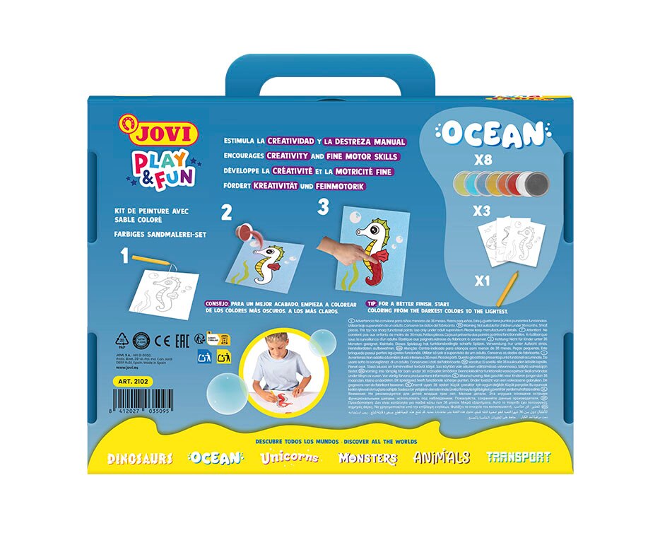 PLAY & FUN Kit Pinta con arena Ocena Jovi Multicolor Multicolor-2