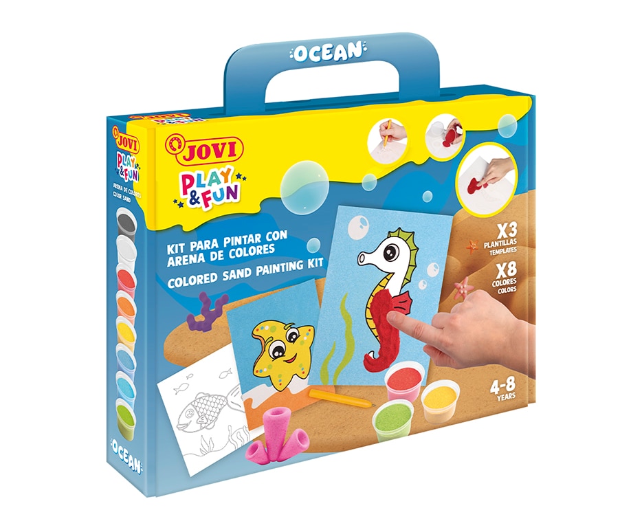 PLAY & FUN Kit Pinta con arena Ocena Jovi Multicolor Multicolor-3