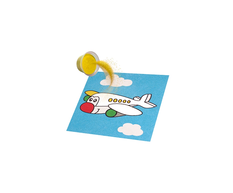 PLAY & FUN Kit Pinta con arena Transports Jovi Multicolor Multicolor-5