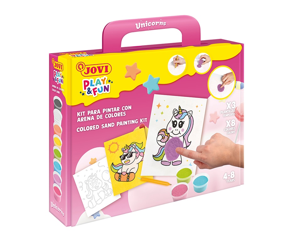 PLAY & FUN Kit Pinta con arena Unicorns Jovi Multicolor Multicolor-3