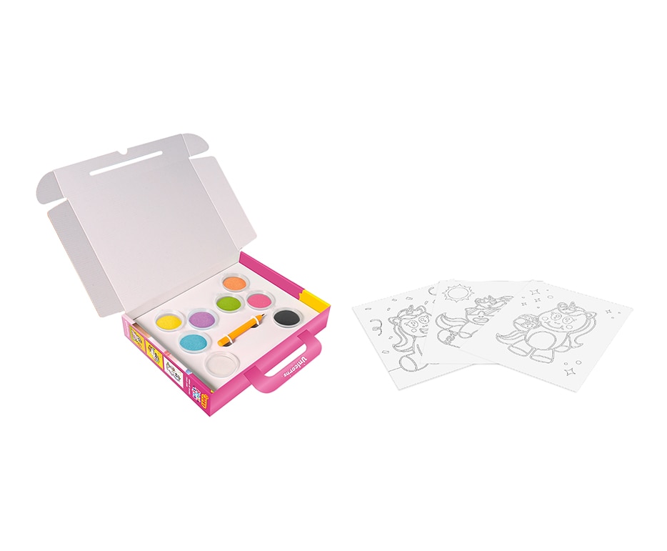 PLAY & FUN Kit Pinta con arena Unicorns Jovi Multicolor Multicolor-4